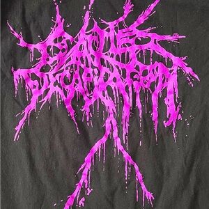 Cattle Decapitation metal tour shirt medium